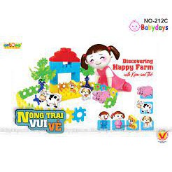 Bộ đồ chơi xếp hình Lego Nông trại vui vẻ 290 chi tiết quà tặng từ Sữa