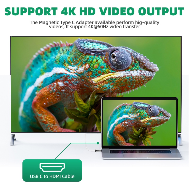 Đầu chuyển đổi Hdoorlink 4K HD 10GBS USB C 3.1 PD 100W type-C 24 chân thích hợp cho Samsung