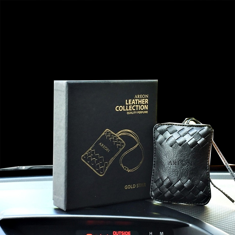 Túi Da Thơm Treo Xe Ô Tô Cao Cấp Areon Gold Star Vip