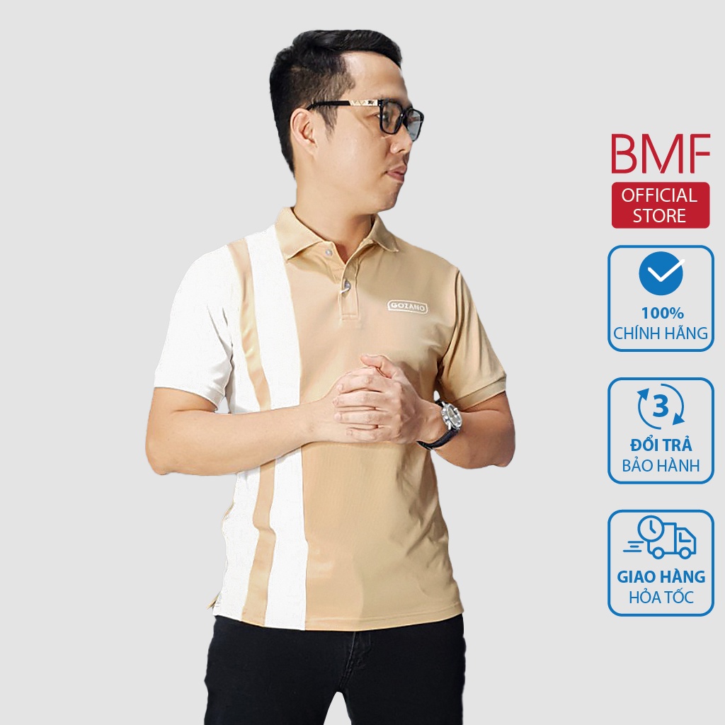 Áo Polo nam Áo phông nam cổ trụ phối màu chất liệu cotton cá sấu - form đẹp - bền màu - lịch lãm