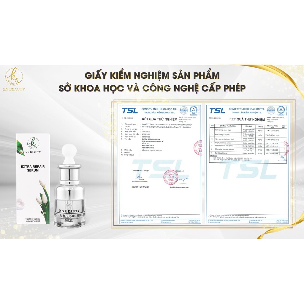 [HOT] Bộ Kn Beauty gồm Kem + Serum tặng 1 mặt nạ hoặc son