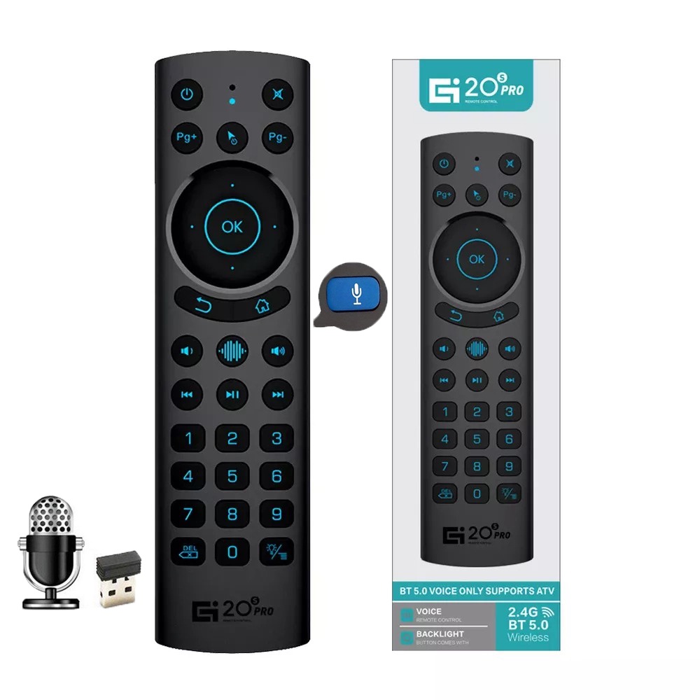 Chuột Bay g20s pro bluetooth bản cao cấp mic voice có điều khiển giọng nói và chuột bay đèn nền G20s pro BT