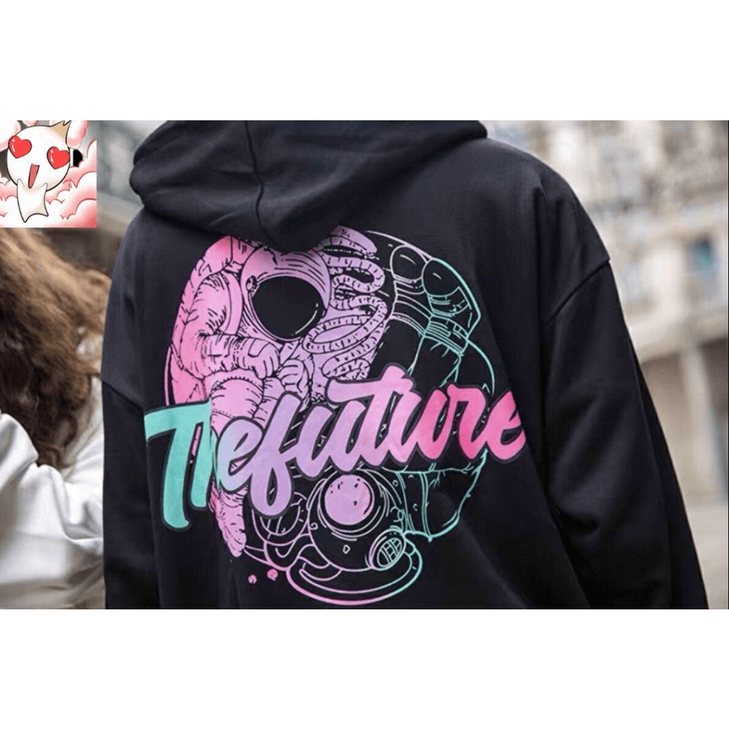 Áo khoác hoodie nam/nữ in chữ THEFUTURE phong cách Hàn Quốc năng động TP512 [NewUnisex]