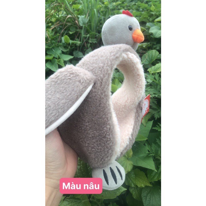Bịt Tai Lông Cừu Hình Chim Cánh Cụt - Giữ Ấm Mùa Đông, Dễ Thương Cho Nữ và Nam