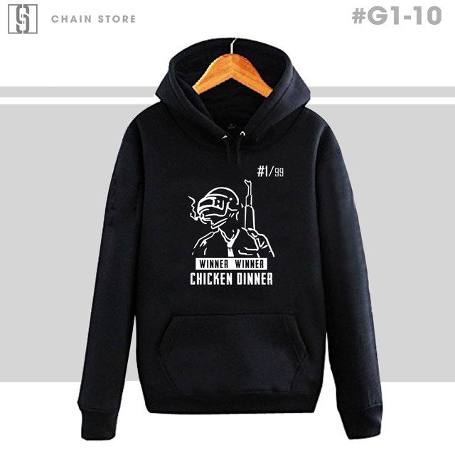 Áo thun giá rẻ xả kho Hoodies PUBG CỰC NGẦU dành cho các game thủ