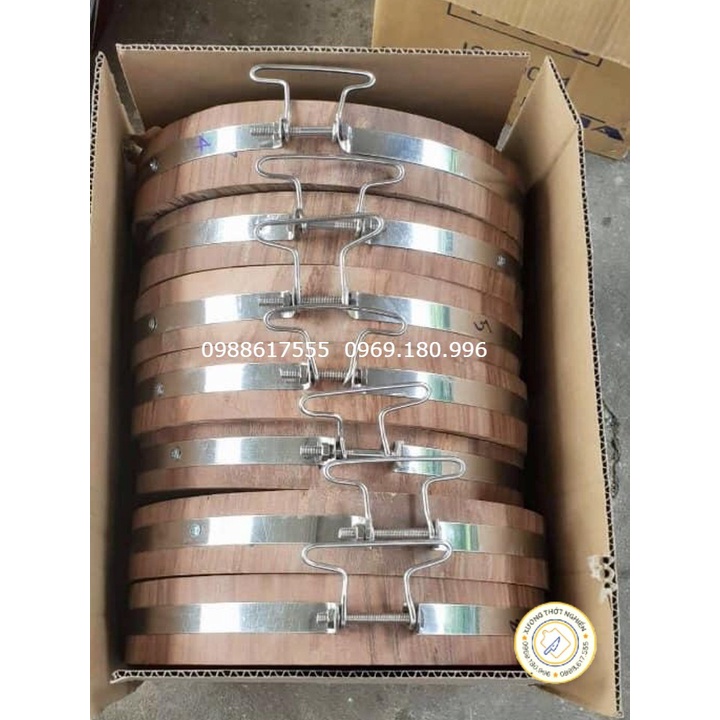 Đai thớt nghiến INOX chất lượng cao cho thớt đủ kích cỡ đường kính từ 35cm đến 50cm