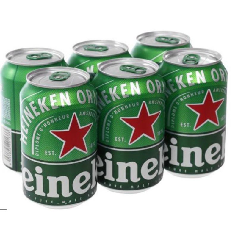 Bia Heineken 6 Lon