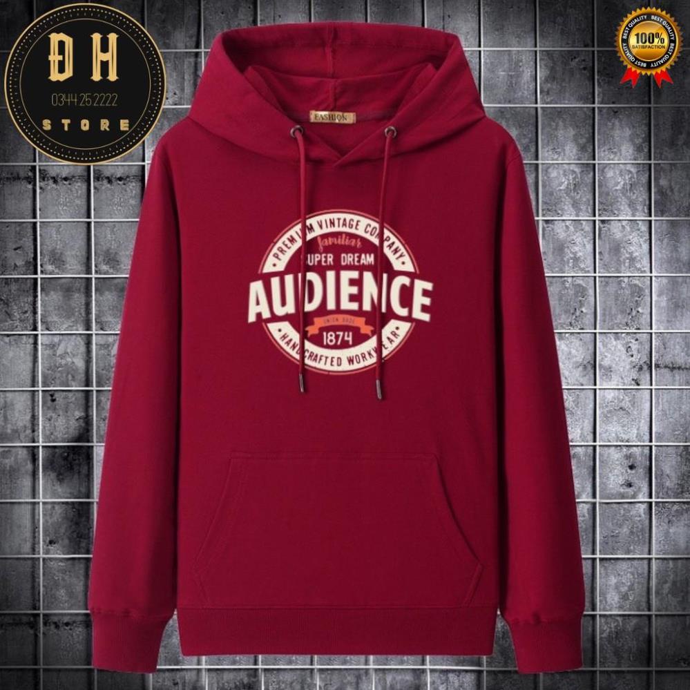 Áo Hoodie Nữ 2 Lớp Có Mũ In Chữ Audience Tay Dài Dáng Rộng Phong Cách Hàn Quốc Cá Tính . | BigBuy360 - bigbuy360.vn