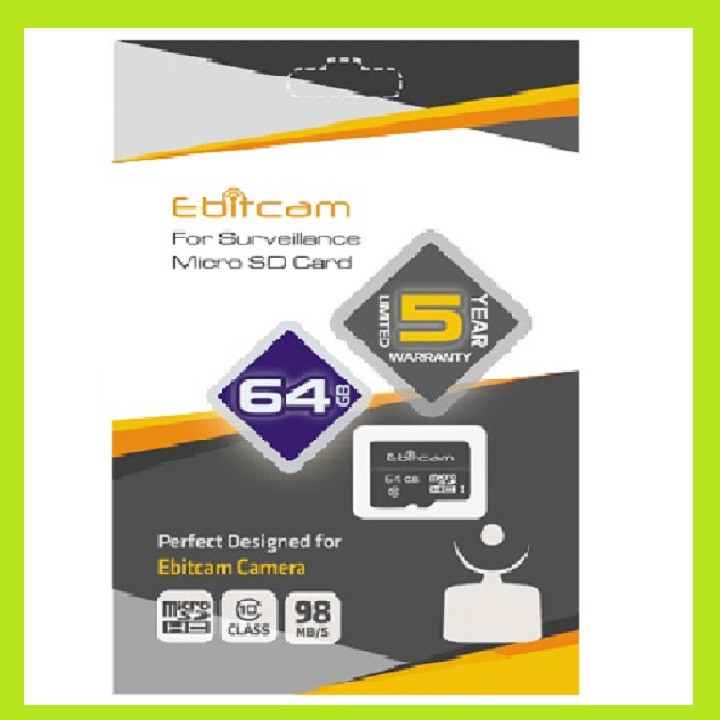 Thẻ nhớ Ebitcam 64GB Class 10