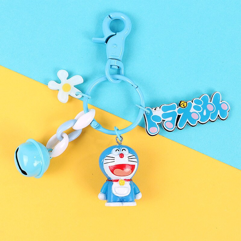 Móc khóa Doraemon 3D mèo máy thông minh full phụ kiện - GSK20