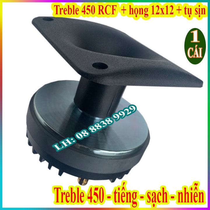 LOA TREBLE KÈN 450 RCF TIẾNG NHUYỄN MỊN NẮP NHÔM NHẬP KHẨU + HỌNG 12x12 + TỤ SỊN - GIÁ 1 CÁI