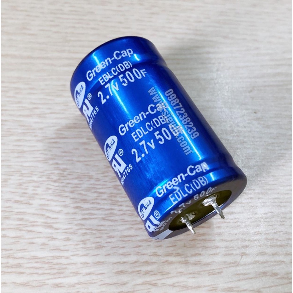 Siêu tụ điện 75A 12V-16V 83F khởi động xe ô tô + ổn định âm thanh trên xe (Super Capacitor 16V83F for start car)