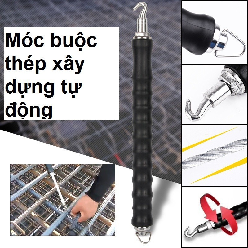 Móc buộc dây thép, xoắn dây thép tự động cầm tay