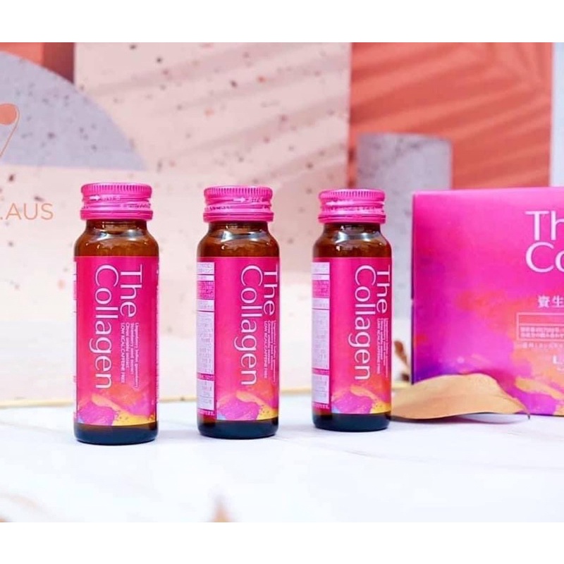 The Collagen Shiseido dạng nước chính hãng hộp 10 lọ
