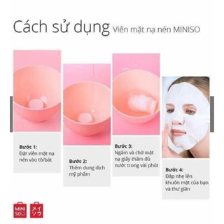 [Lẻ 1 viên] Viên Mặt Nạ Nén Miniso