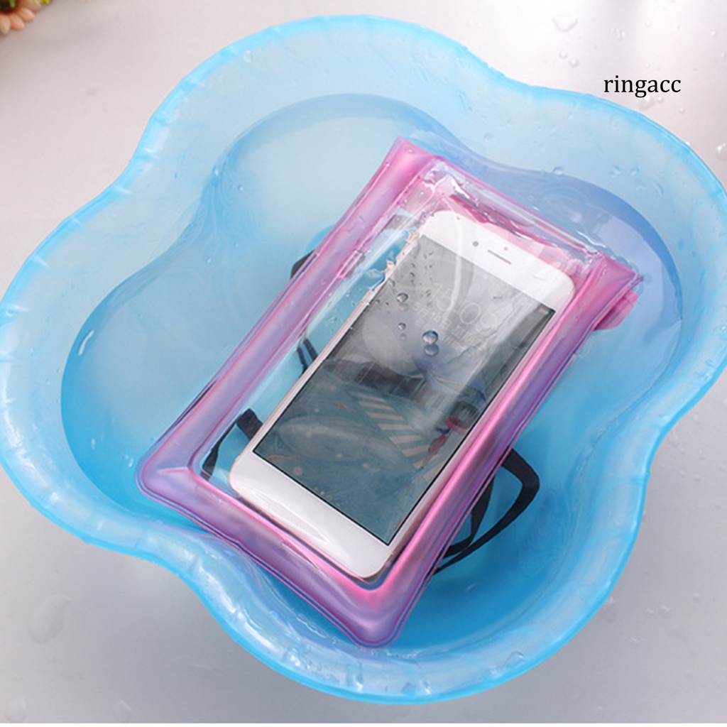 Túi Đựng Điện Thoại Trong Suốt Chống Nước Có Thể Chạm Màn Hình Cảm Ứng Cho Hoạt Động Dưới Nước