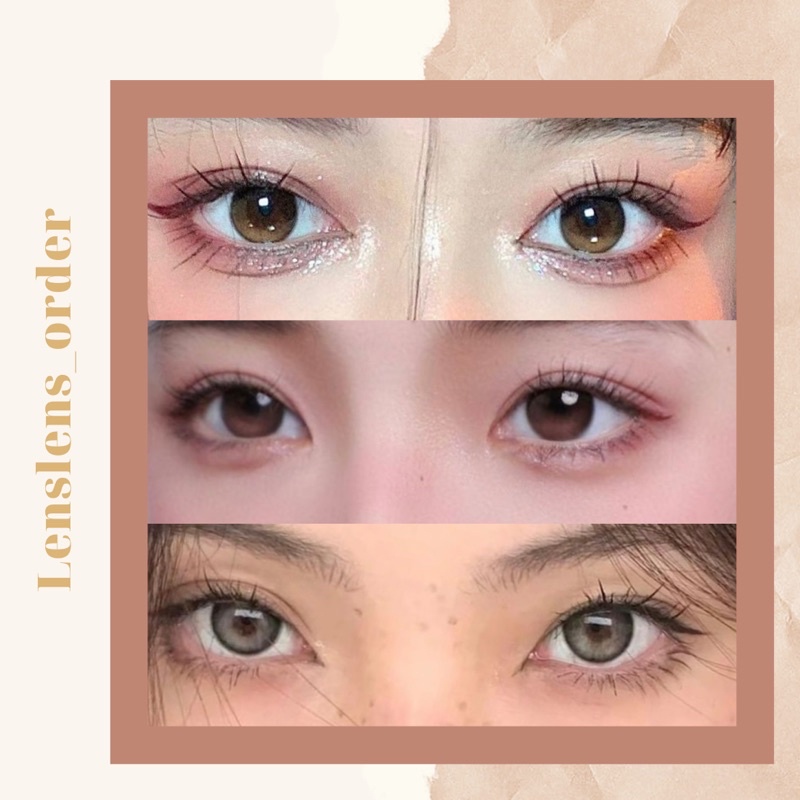 [Mua 3 Cặp Tặng Nước Ngâm] Bộ Lens Mắt Kính Áp Tròng Hiệu Ứng Filter Moonlight Hot Douyin
