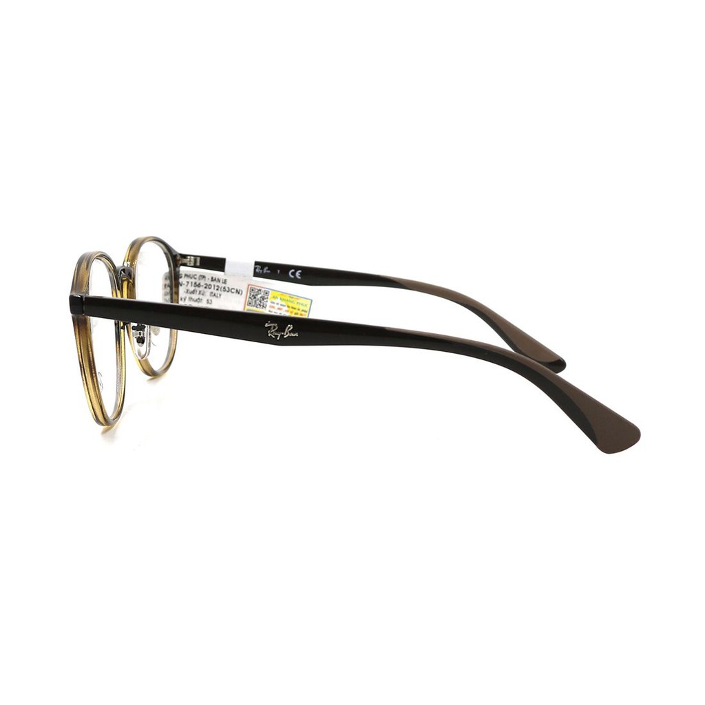 RB7156-Gọng kính nam nữ Rayban chính hãng (53-20-145), thiết kế dễ đeo bảo vệ mắt