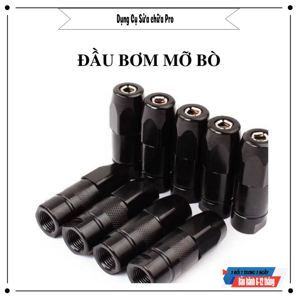 Đầu bơm mỡ bò Kako vú mỡ đầu bằng, thay thế cho tay bơm mỡ tay dậm chân hoặc bằng khí nén