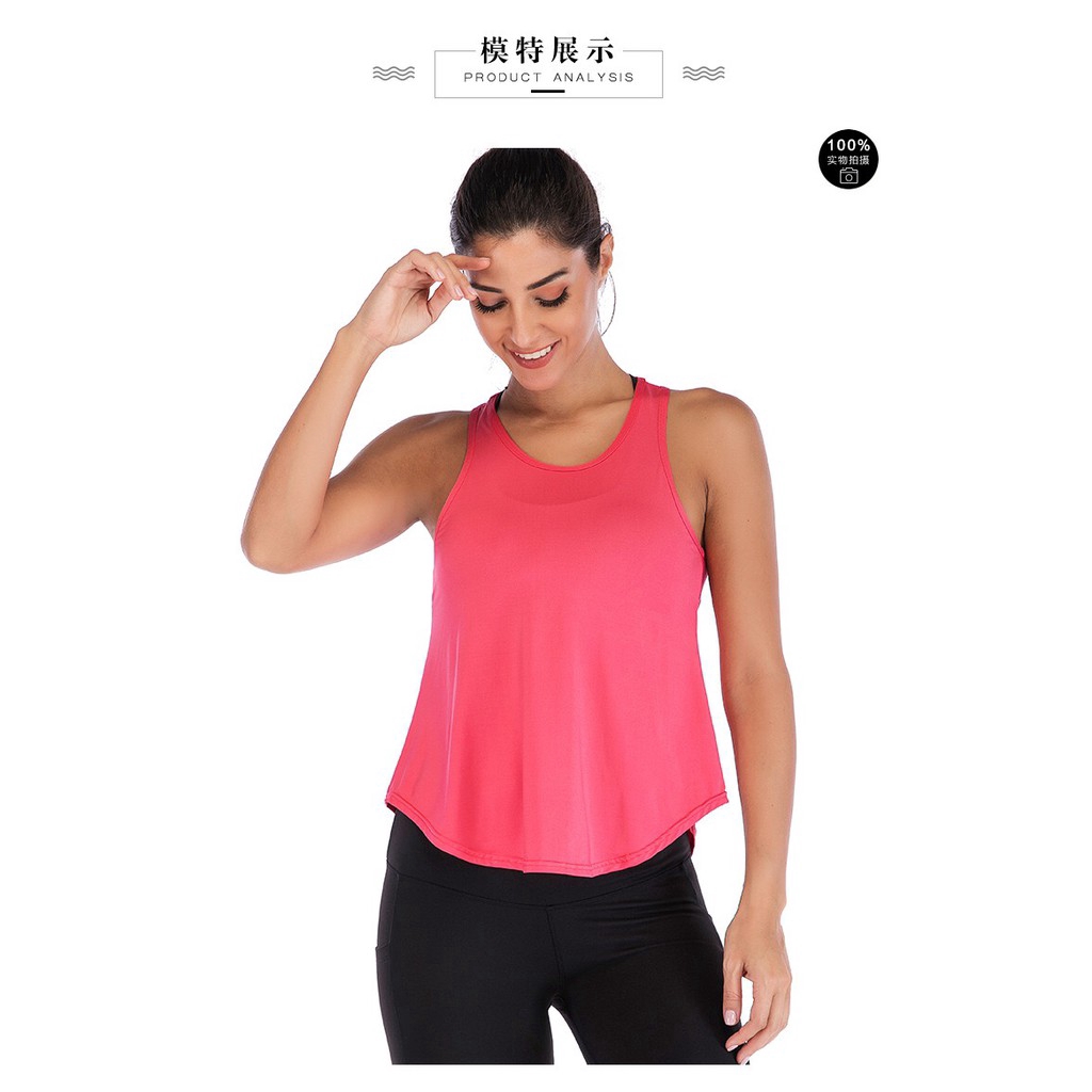 Áo sát nách thể thao thiết kế đơn giản size S-XL cho phái nữ