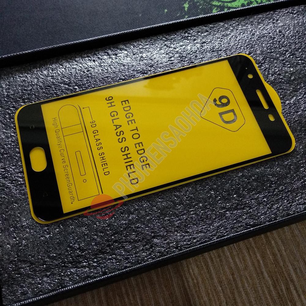 Kính cường lực 9D oppo F1S / A59 Full màn - Full keo tràn viền - Tặng bộ dán