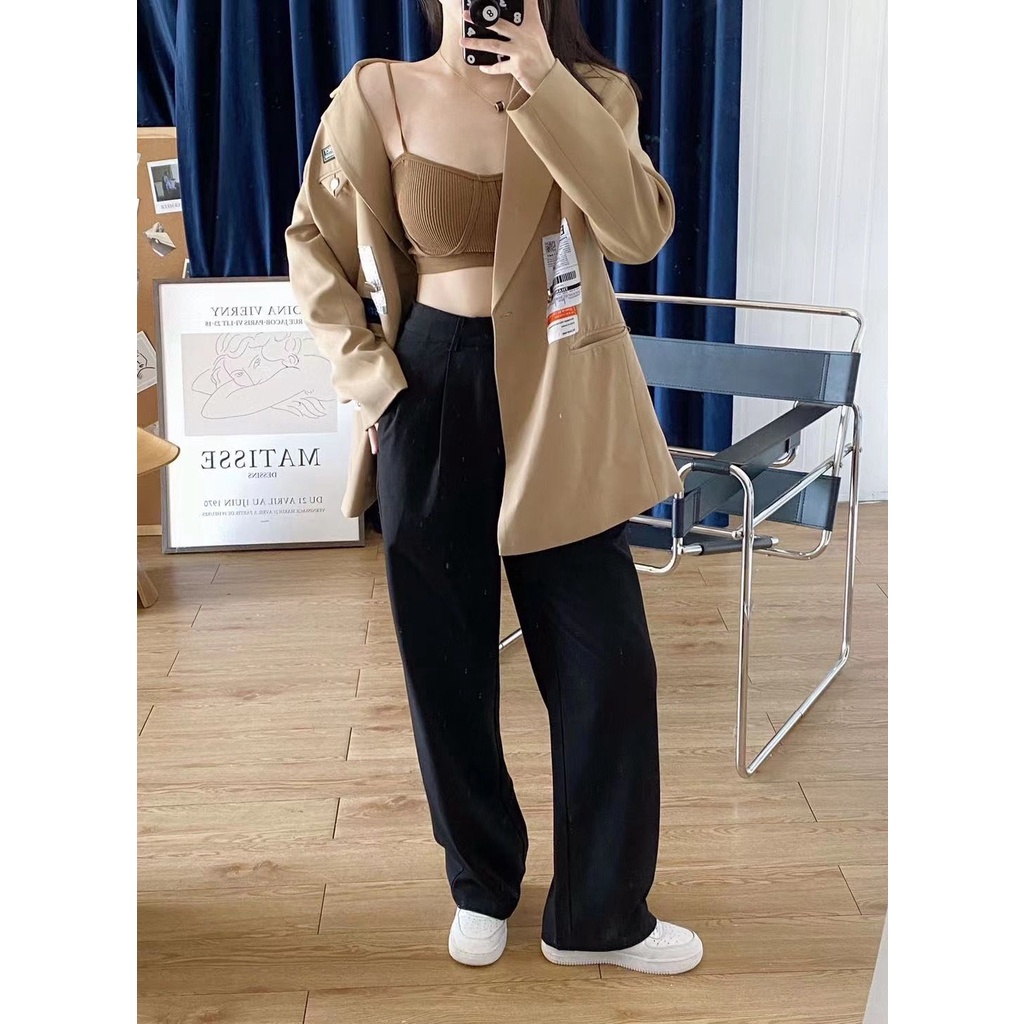 Áo Croptop Thể Thao Có Đệm Ngực Thời Trang Mùa Hè Giản Dị Dành Cho Nữ
