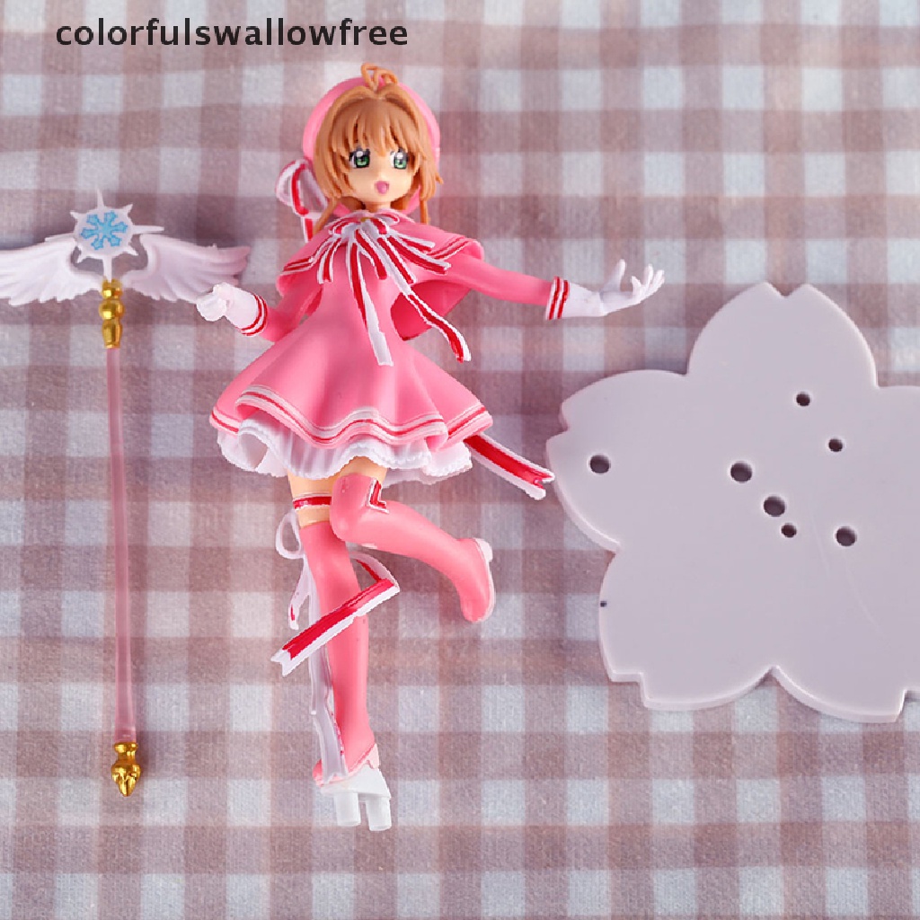 Mô Hình Thủ Lĩnh Thẻ Bài SAKURA Màu Hồng Xinh Xắn ABC