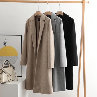 <ORDER> Áo khoác dạ dáng dài