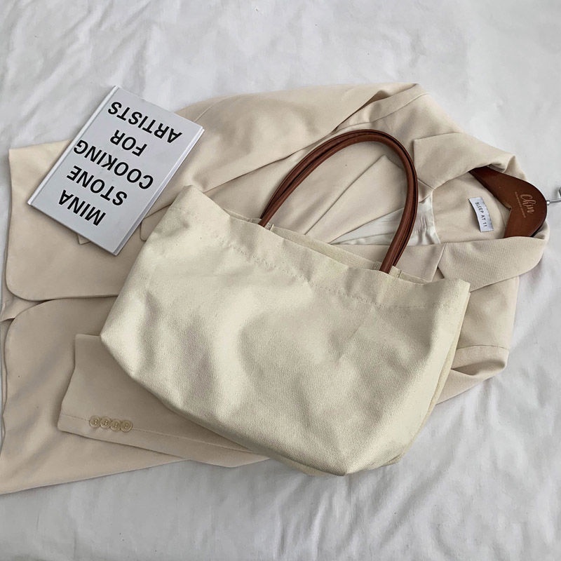 Túi Xách Canvas Đeo Vai Kiểu Dáng Thời Trang Dành Cho Nữ