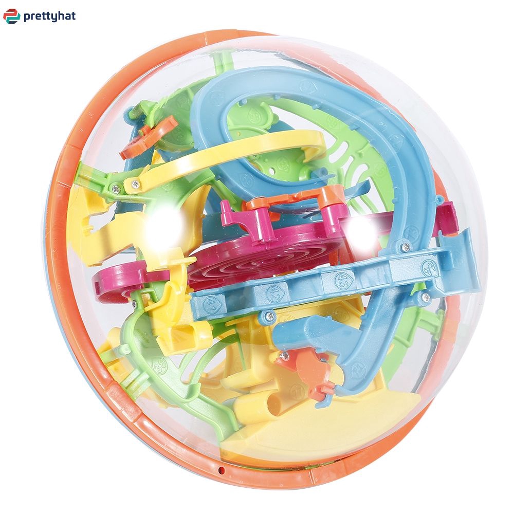 3D Spherical Maze Intellect Ball Balance Magical Puzzle+138 Barriers PT