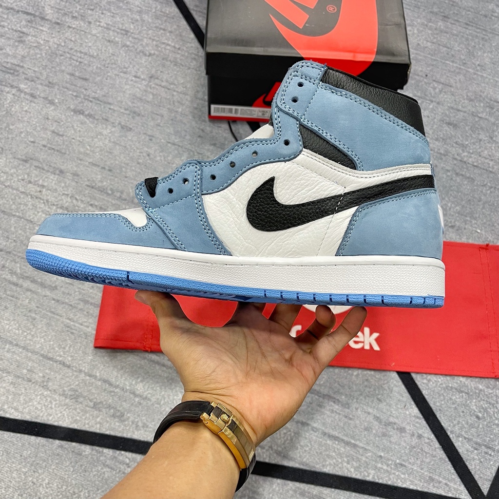 [GeekSneaker] Giày Jordan 1 High University Blue - Phiên bản TC | BigBuy360 - bigbuy360.vn