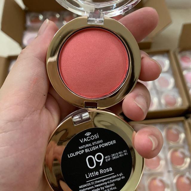 Phấn má hồng Hàn Quốc VACOSI NATURAL LOLIPOP BLUSH POWDER