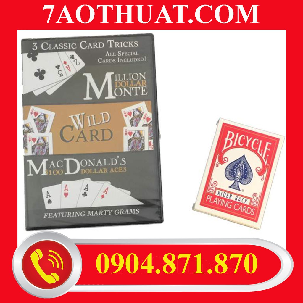 Bài tây ảo thuật chính hãng từ Mỹ : Classic card tricks