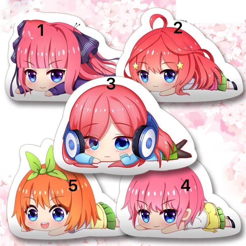 gấu bông gotoubun no hanayome in 2 mặt ảnh
