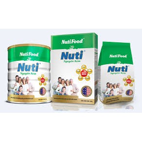 Sữa bột nguyên kem Nutifood loại 400g,900g.