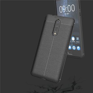 ỐP LƯNG NOKIA 8 VÂN DA DERMA CHỐNG SỐC