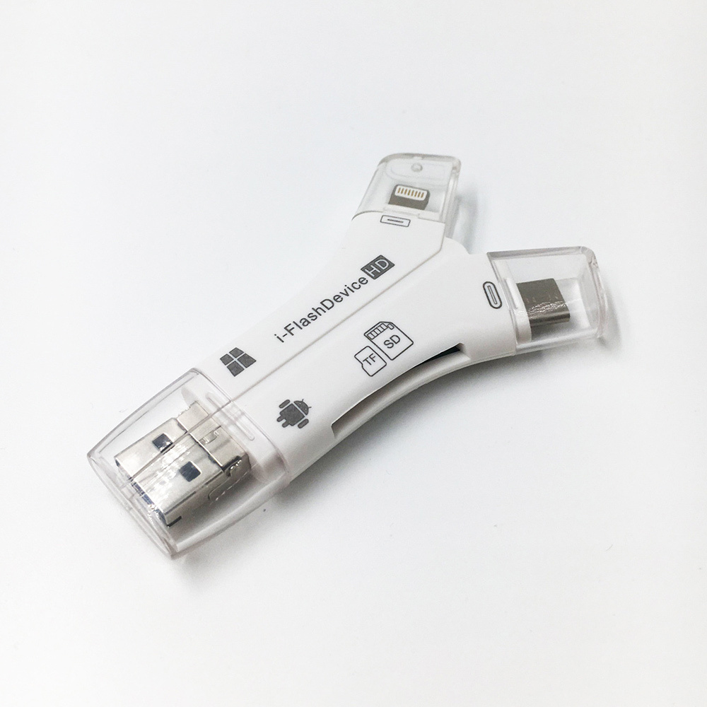 1 Đầu Đọc Thẻ Nhớ Đa Năng 4 Trong 1 81x51 X 11mm | BigBuy360 - bigbuy360.vn