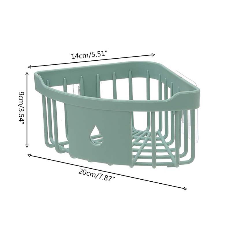 Kệ Để Bàn Chải Vệ Sinh Gắn Tường Hình Tam Giác Tiện Dụng
