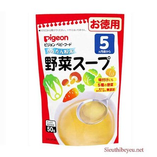 Bột Dashi Pigeon các vị cho bé từ 5m+