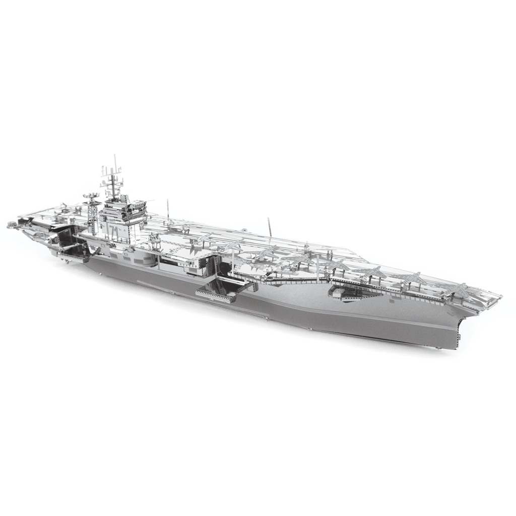 Tự Ráp Mô Hình Kim Loại 3D Tàu Sân Bay Đế Quốc Mỹ Thế Chiến 2 Theodore Roosevelt CVN-7
