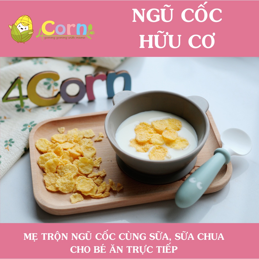 Các loại NGŨ CỐC hữu cơ (trái cây, socola, bắp, hỗn hợp) - Cho bé 6m+