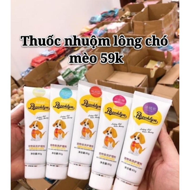 Thuốc nhuộm lông cho chó mèo