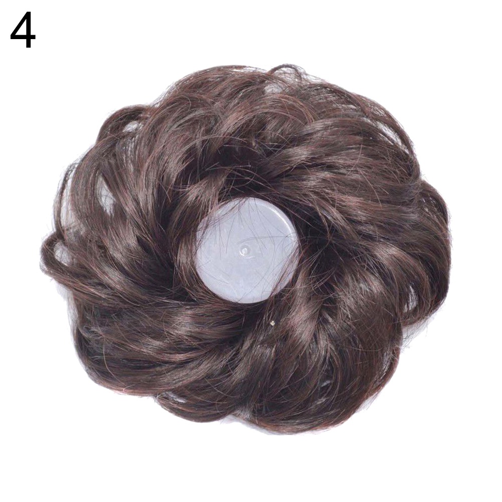 Búi Tóc Giả Đuôi Ngựa Uốn Xoăn