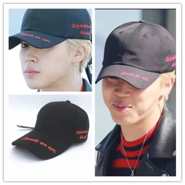 Mũ/Nón thêu nổi Jimin BTS
