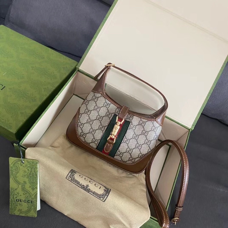 Túi xách Gúcci Jackie hàng super vip chất da thật sz 19