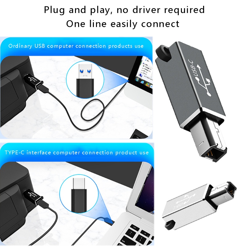 Đầu nối USB loại C qua MIDI loại B cho máy chủ in quét
