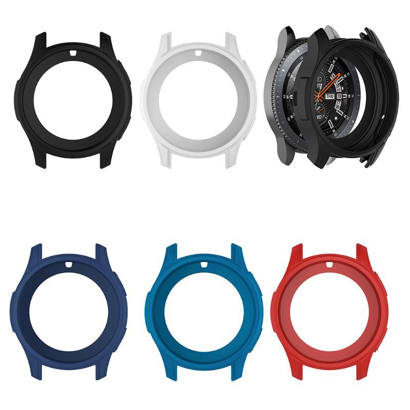 Vỏ Silicone Mềm Bảo Vệ Cho Đồng Hồ Samsung Galaxy Watch 46mm Gear S3 Frontier Lidu1