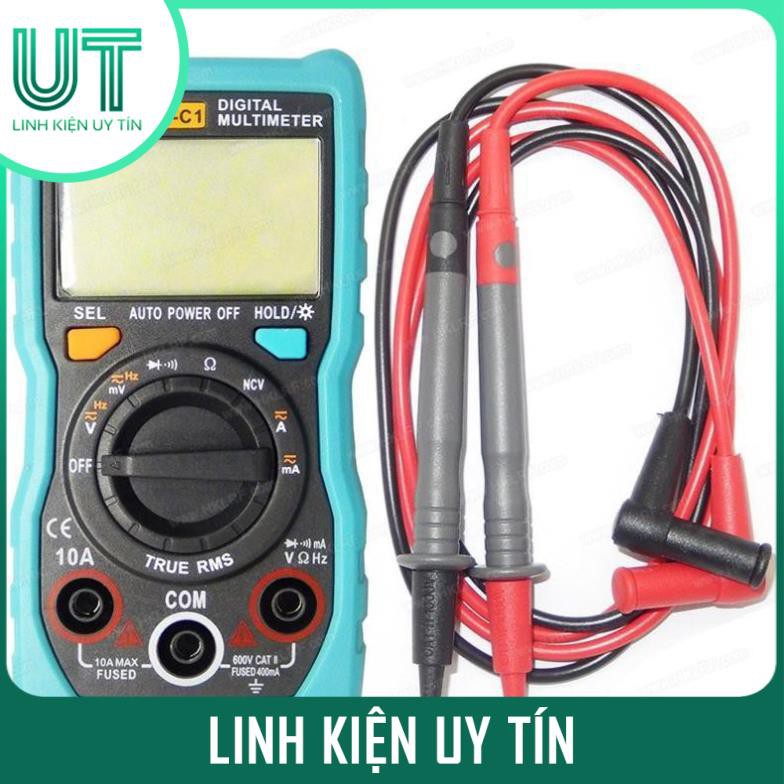 Đồng hồ vạn năng kỹ thuật số Zotek Zoyi Zt-C1 Multimeter bỏ túi đa chức năng đo AC/DC ôm Hz, rò nguồn điện