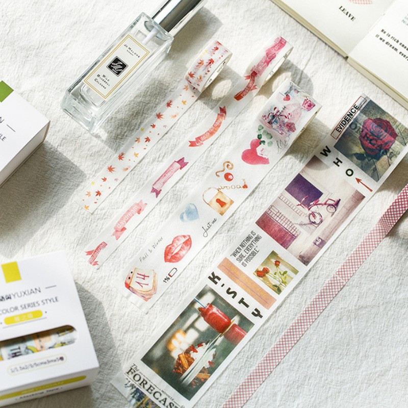 Set băng dính washi tape photography WST223