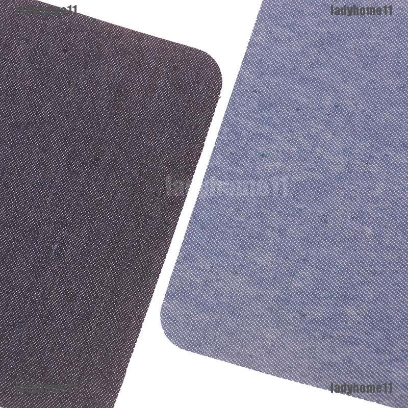 Lhe catchy Set 6 Miếng Vá Quần Jean Cotton 3 Màu Ủi Quần Áo Denim